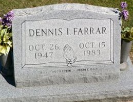Denny's gravestone