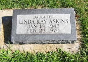 Linda's gravestone