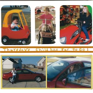 grad album sample page