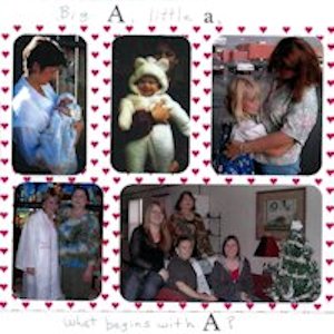 grad album sample page