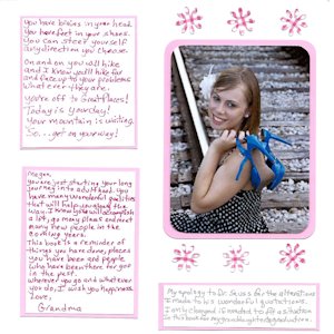 grad album sample page