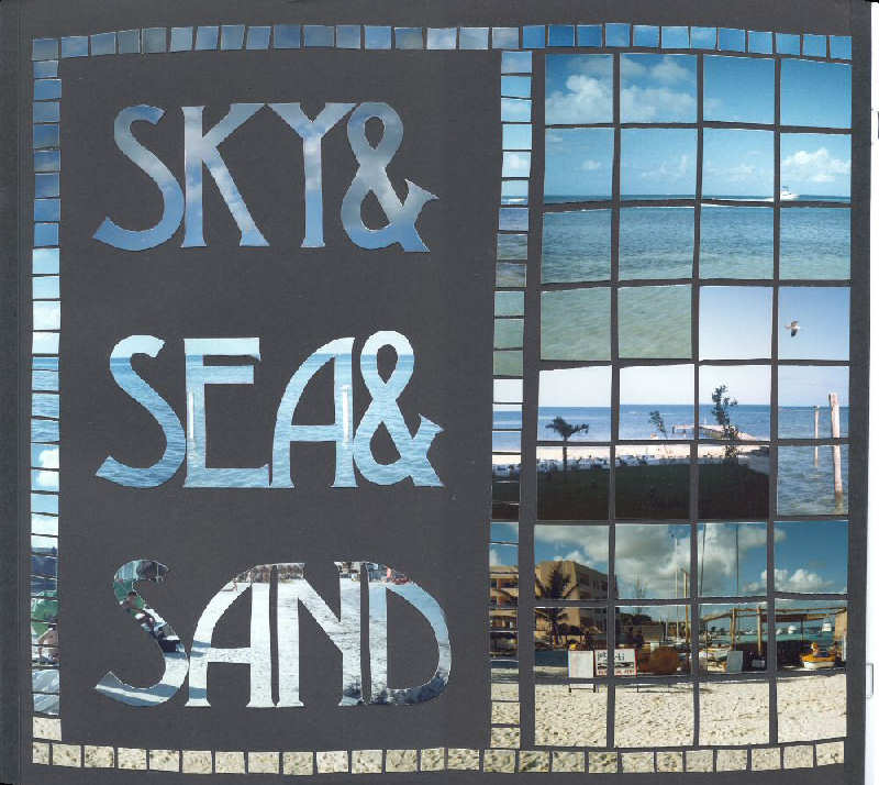 ocean mosaic left page