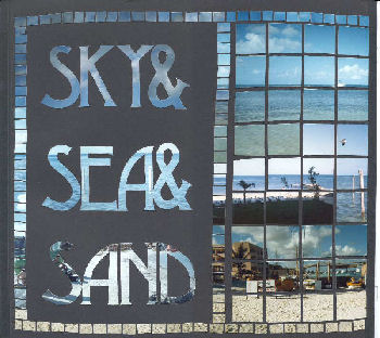 ocean mosaic left page